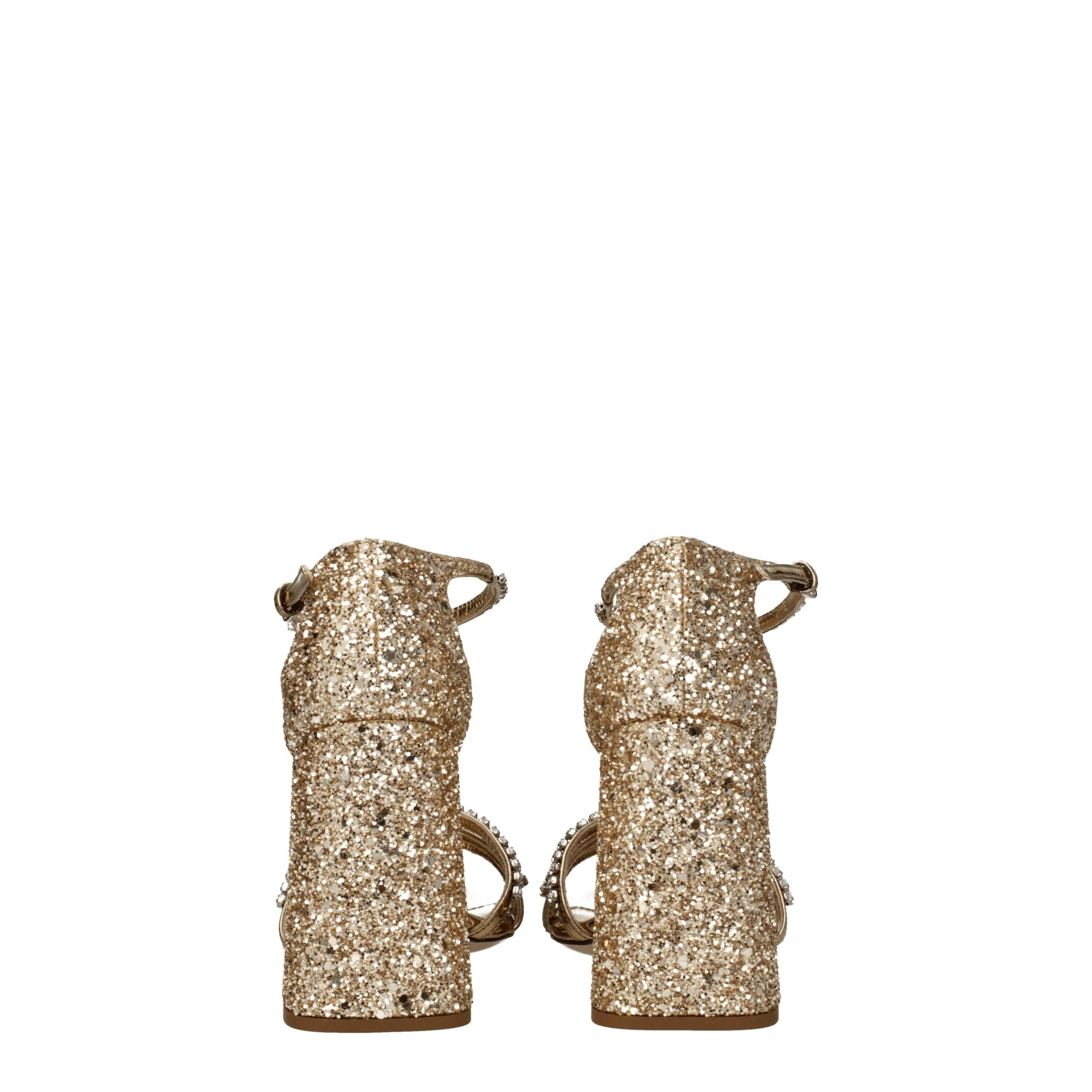 Miu Miu Plastic sandal in gold — view 5