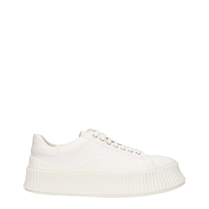 Jil Sander Fabric upper sneaker in white