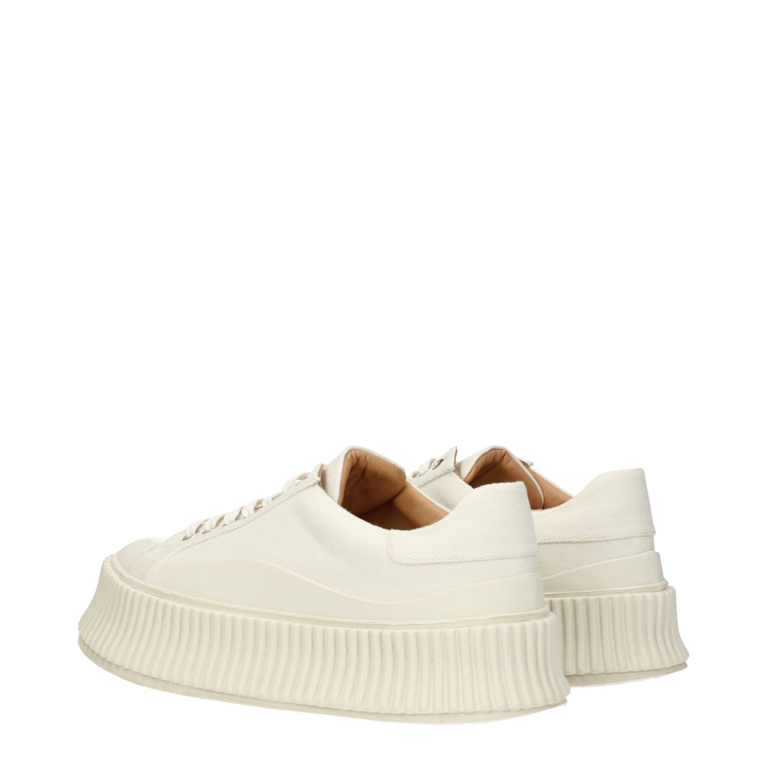 Jil Sander Canvas sneaker in white — view 4