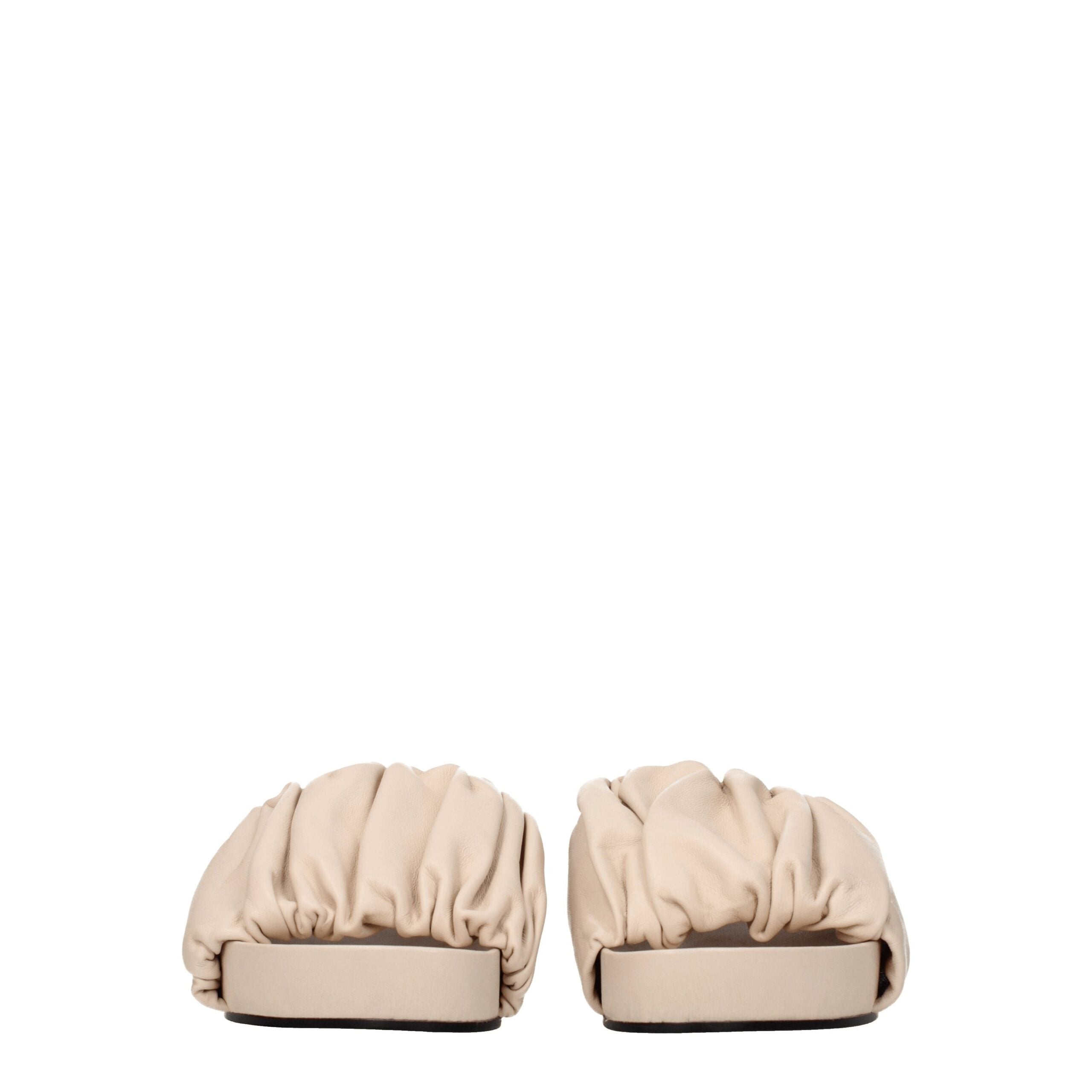 Jil Sander Leather slipper in pink — view 3