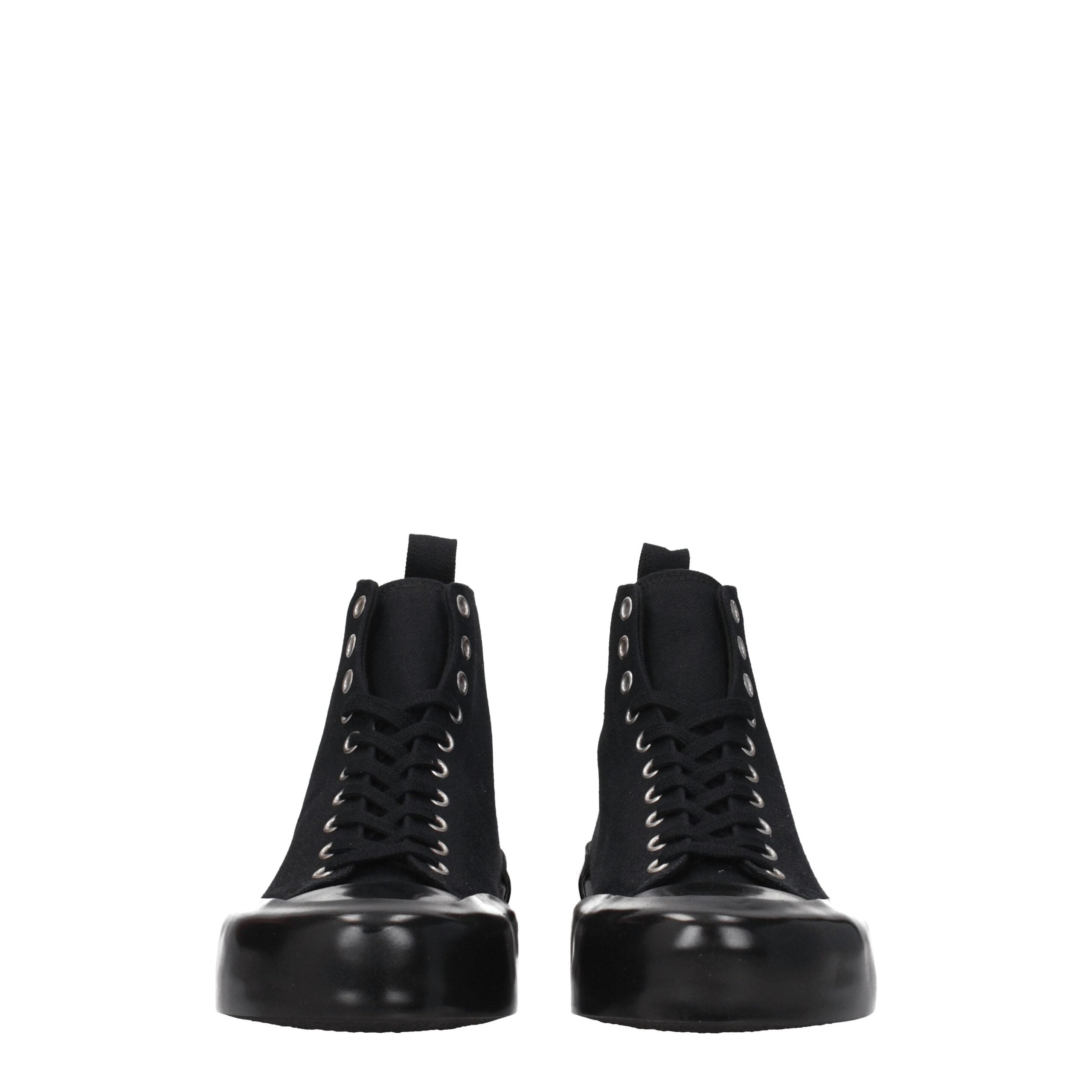 Jil Sander Fabric sneaker in black — view 3