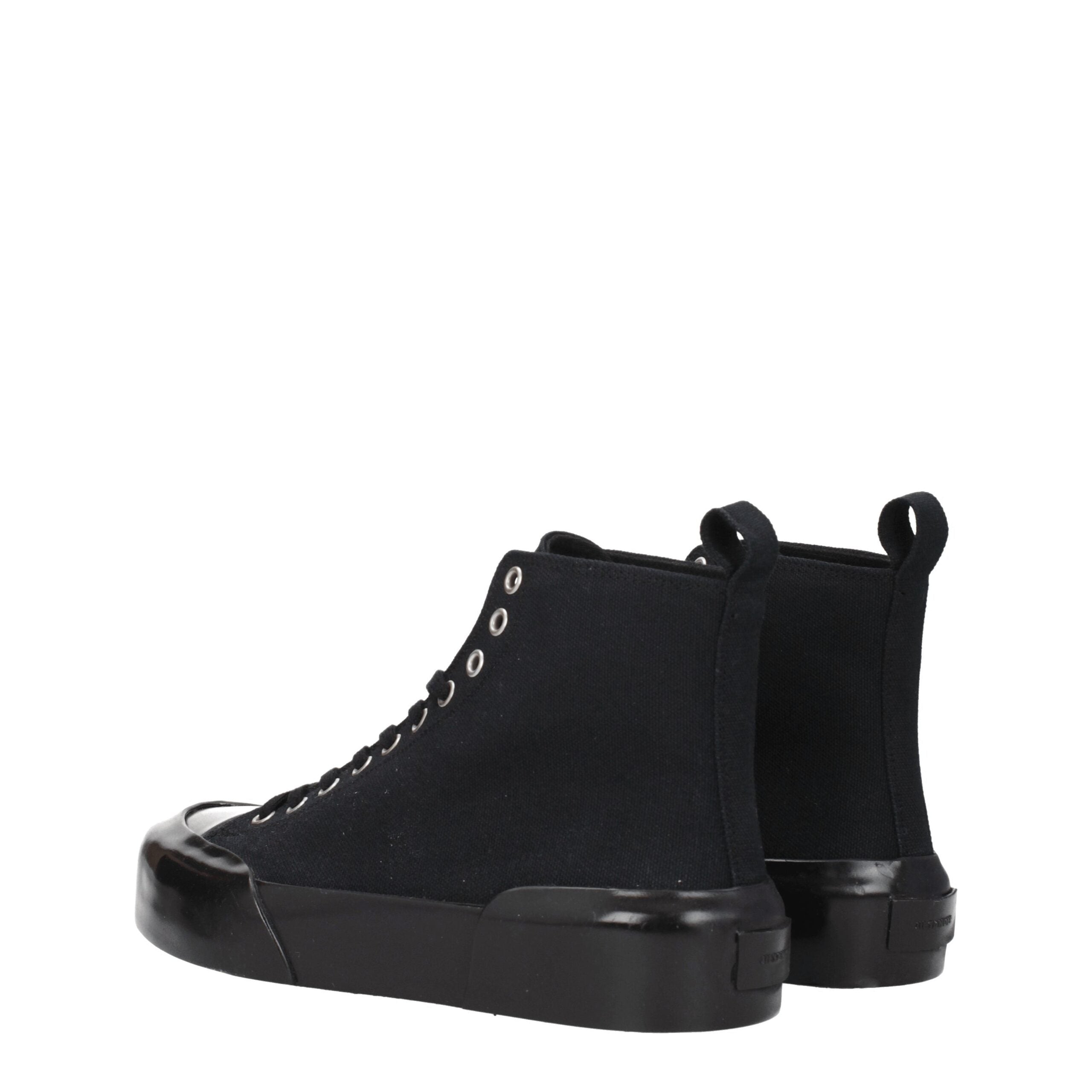 Jil Sander Fabric sneaker in black — view 4