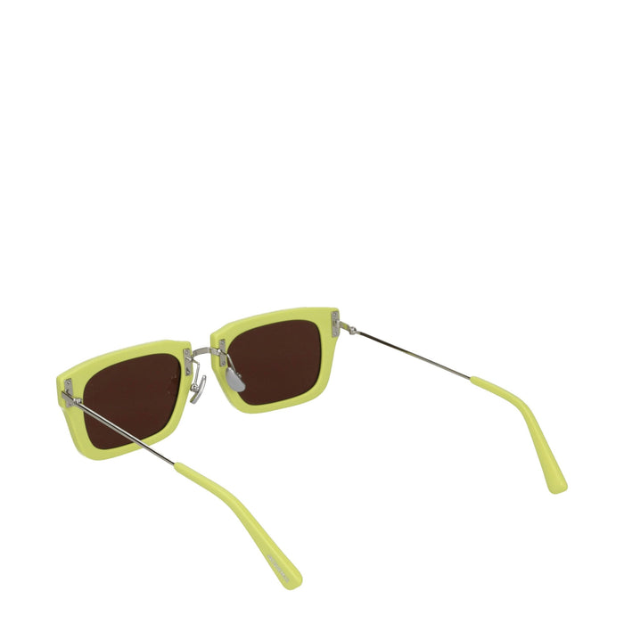 Jacquemus JA8547396452617BT Acetate frame sunglasses in yellow — view 2