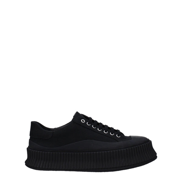 Jil Sander Fabric sneaker in black
