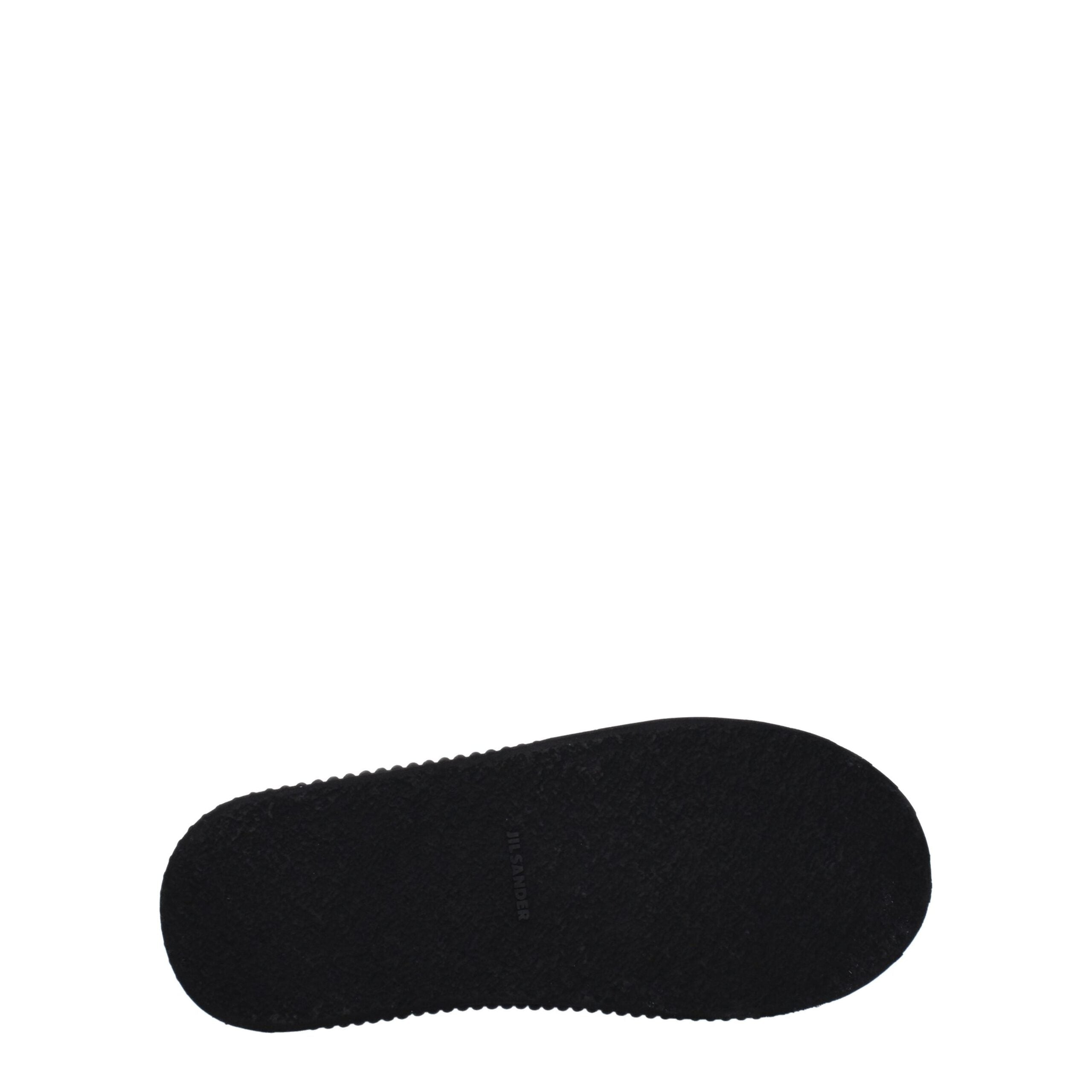 Jil Sander Fabric sneaker in black — view 5