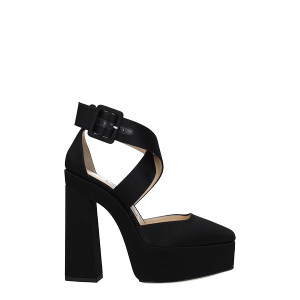 Jimmy Choo platform sandal in black