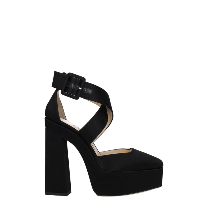 Jimmy Choo platform sandal in black