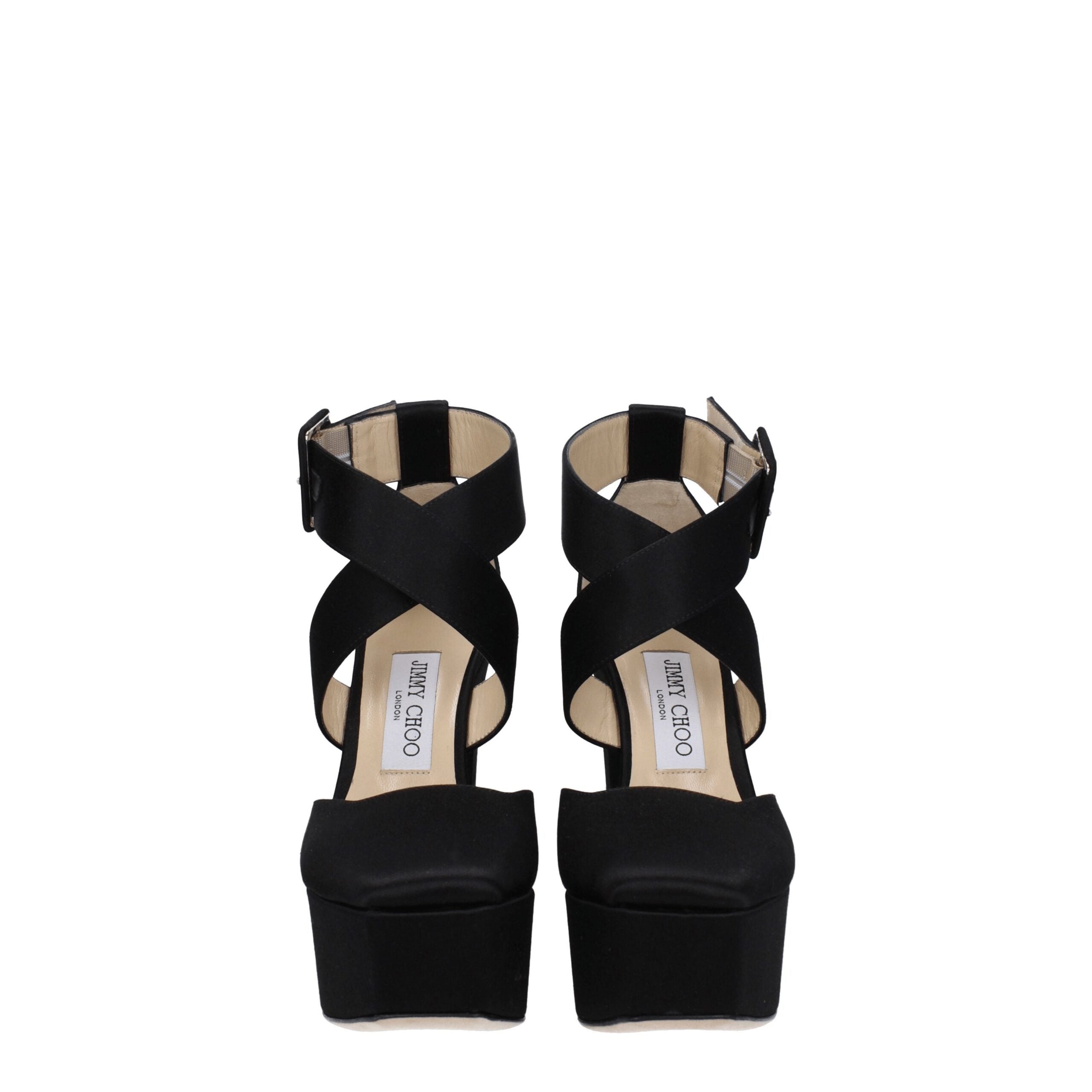 Jimmy Choo platform sandal in black — view 3
