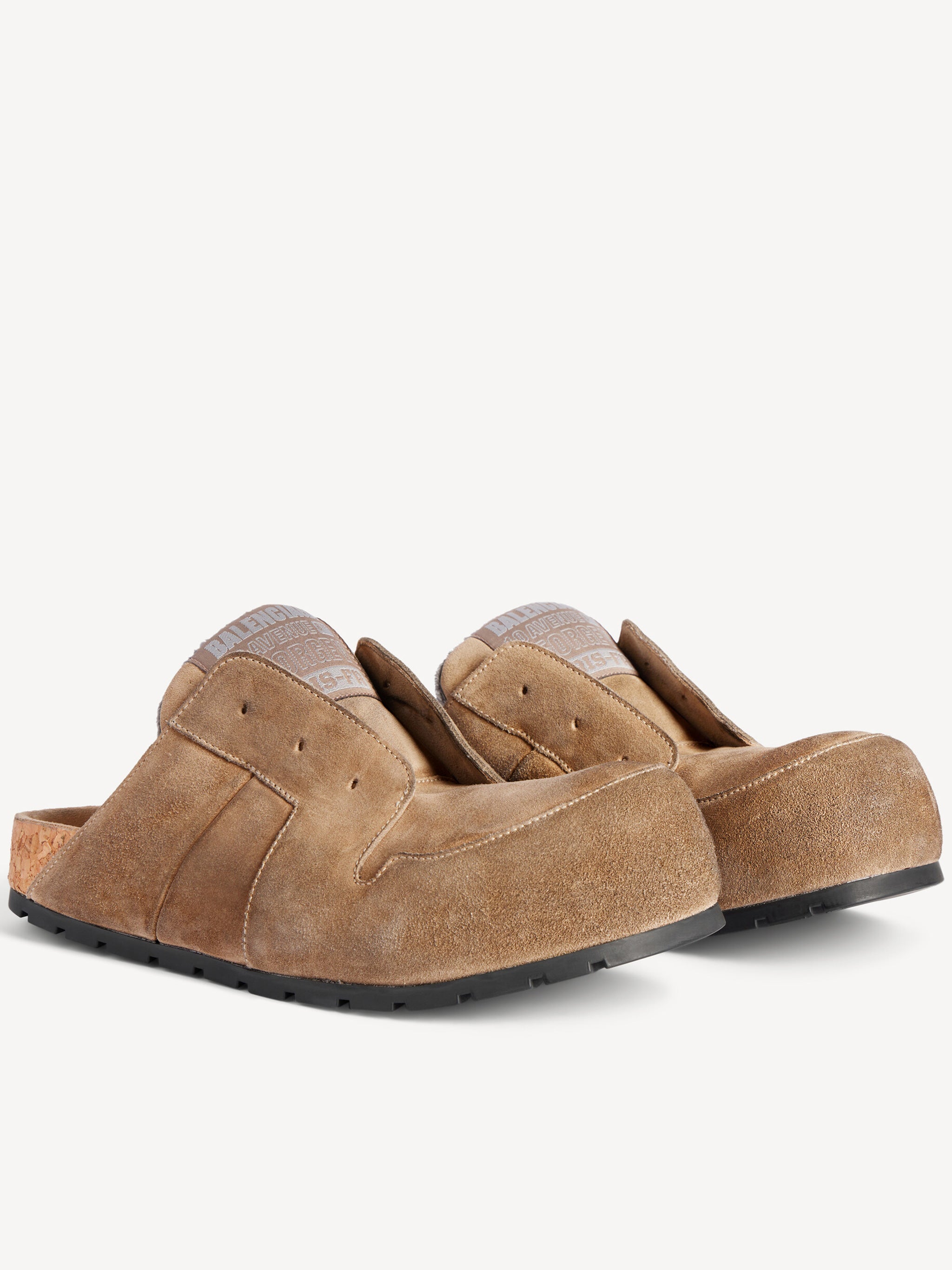 Dumbo Mule Suede Nude & Neutrals Calzature