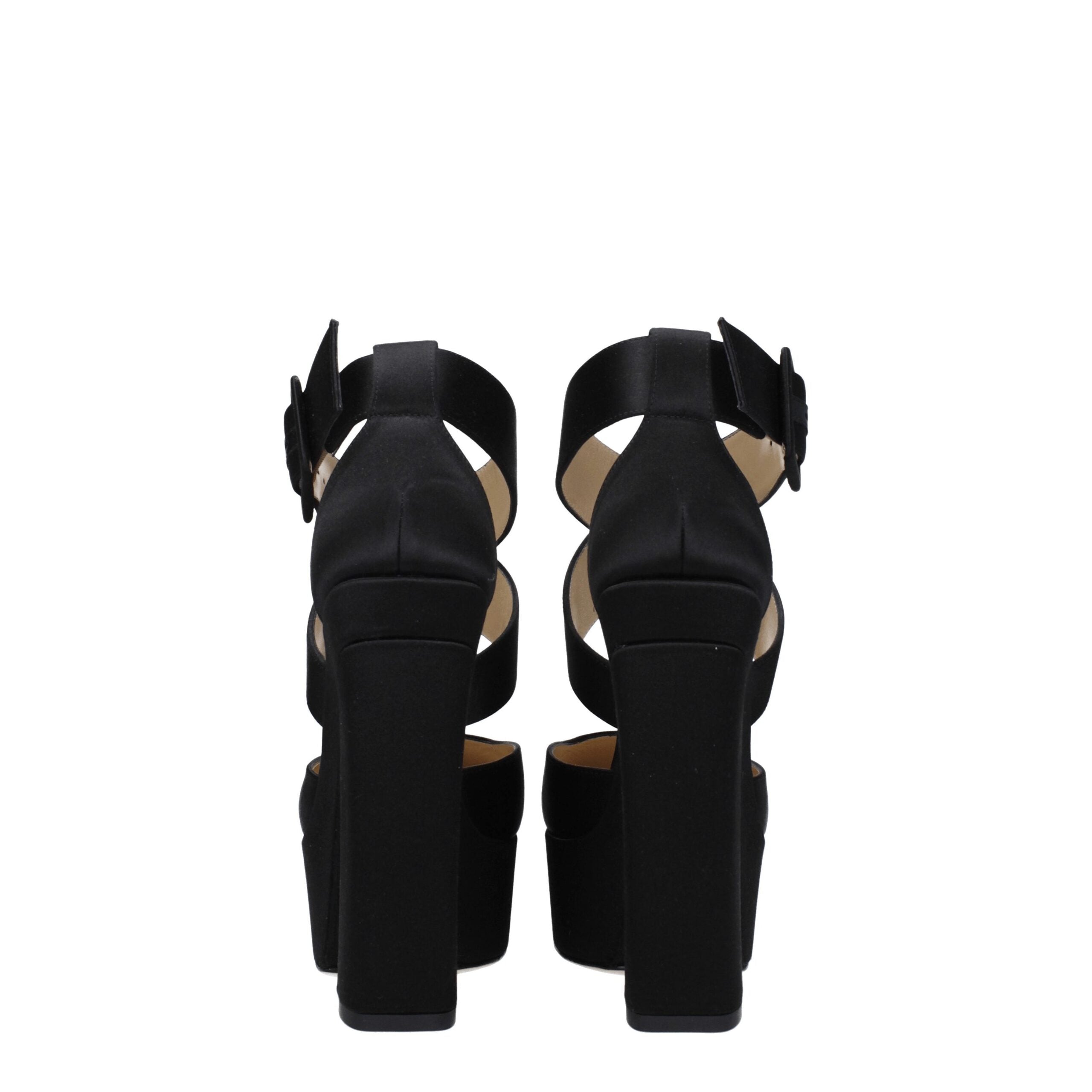 Jimmy Choo platform sandal in black — view 5