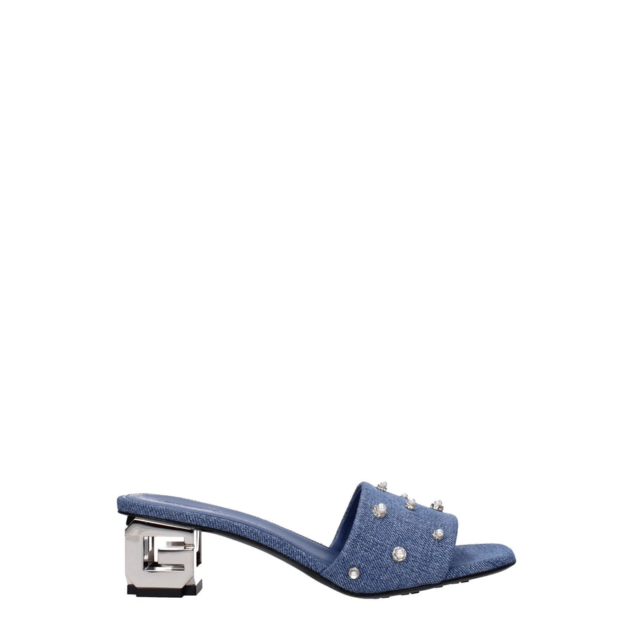 Givenchy Fabric upper mule in blue