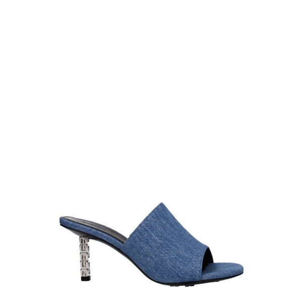 Givenchy Denim fabric upper mule in blue