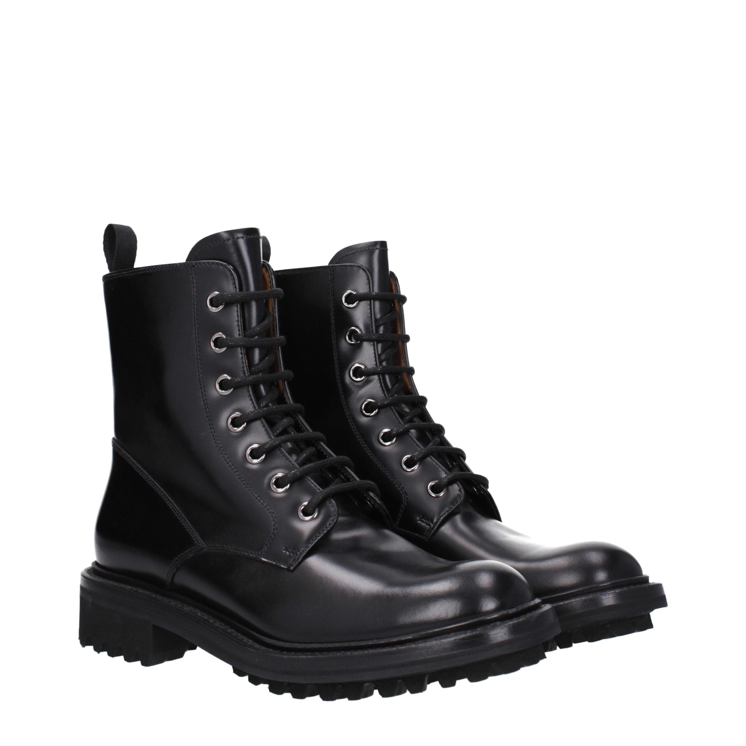 Church'S Leather ankle boot in black — view 2