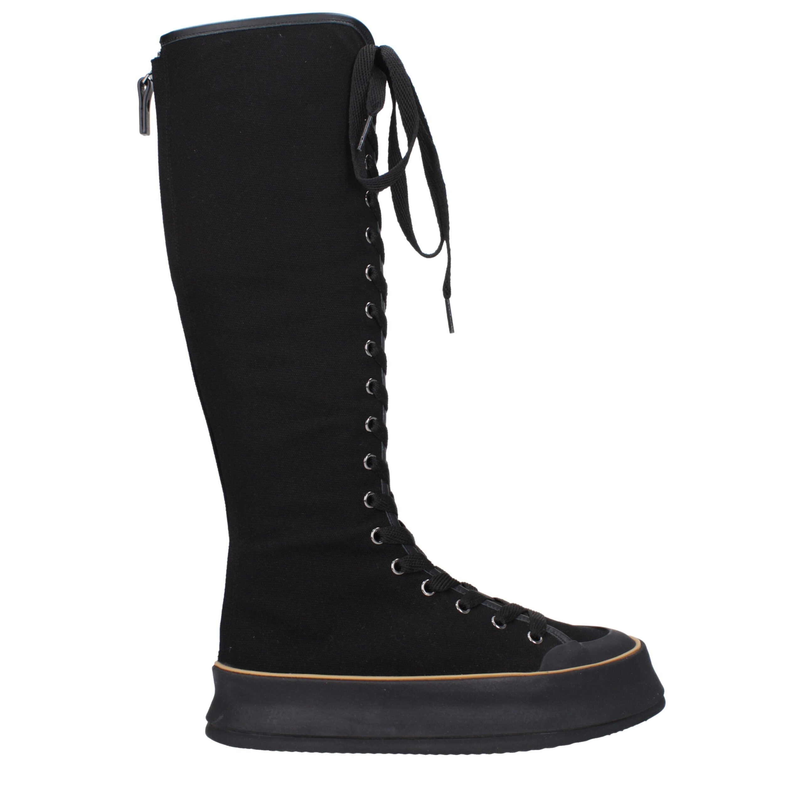 Max Mara Fabric boot in black