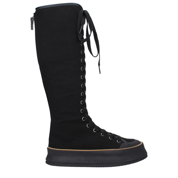 Max Mara Fabric boot in black