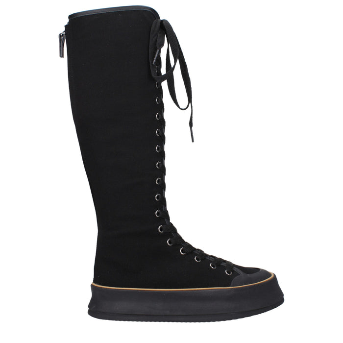Max Mara Fabric boot in black