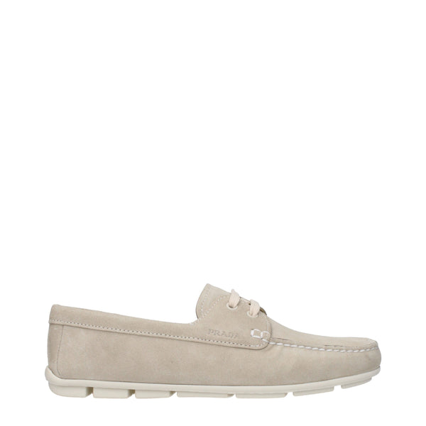 Prada Suede loafer in gray