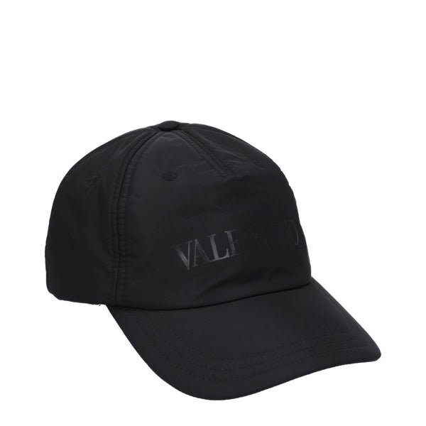 Valentino Garavani VA9358004093193BT 100% polyamide baseball cap in black