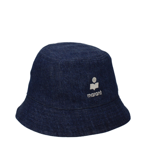 Isabel Marant IS9487745384713BT 100% cotton bucket hat in navy