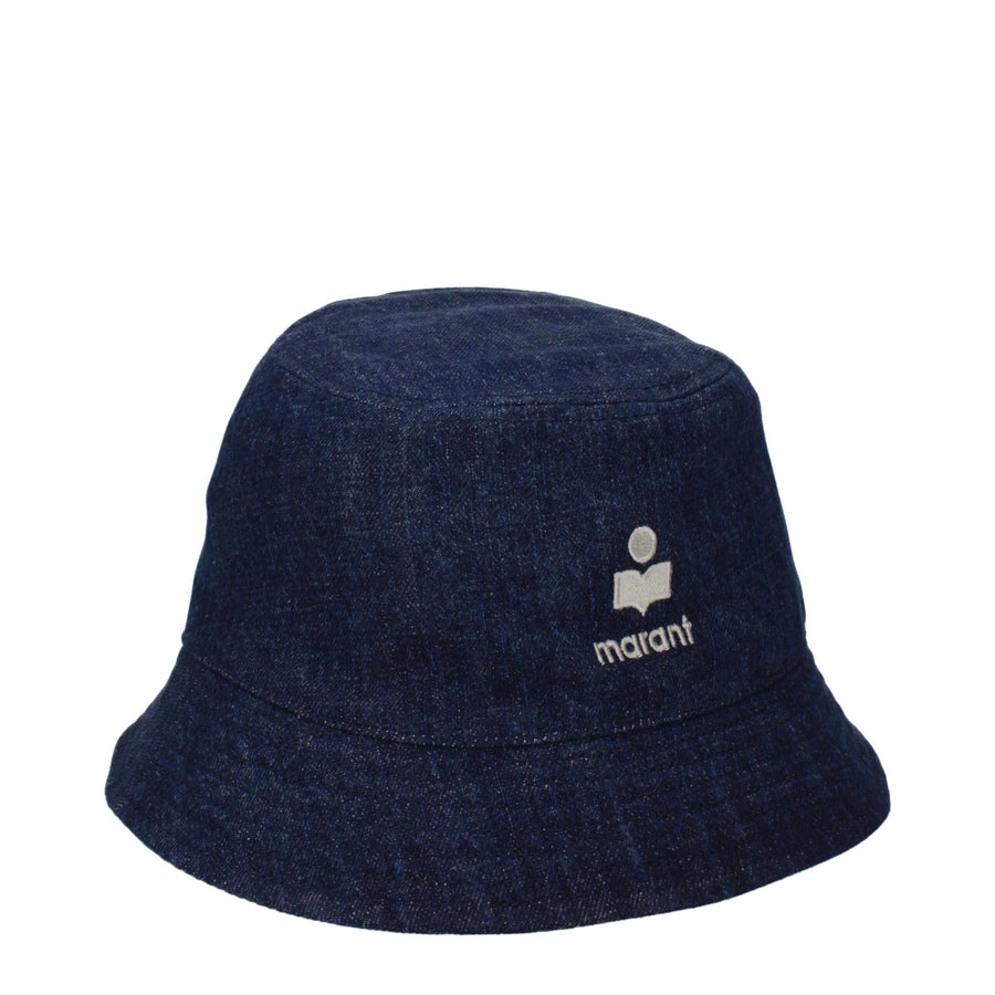 Isabel Marant IS9487745384713BT 100% cotton bucket hat in navy