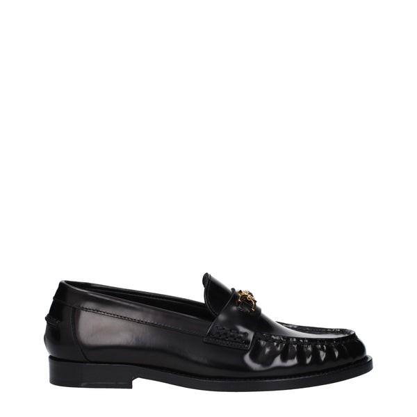 Versace Leather loafer in black
