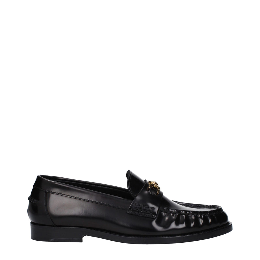 Versace Leather loafer in black