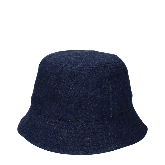 Isabel Marant IS9487745384713BT 100% cotton bucket hat in navy — view 2