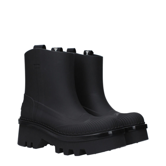 Chloé Rubber ankle boot in black — view 2