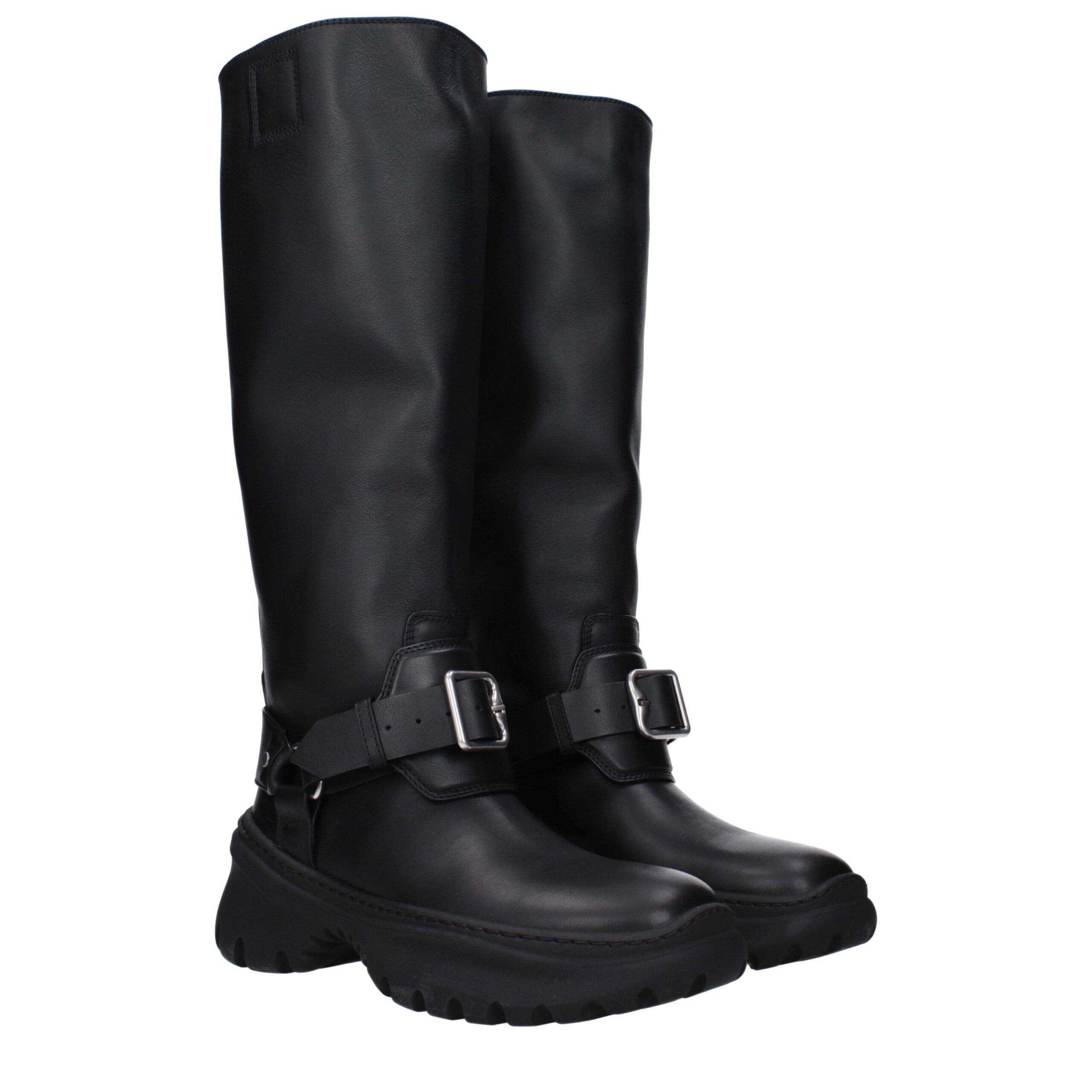 Burberry Leather boot in black — view 2