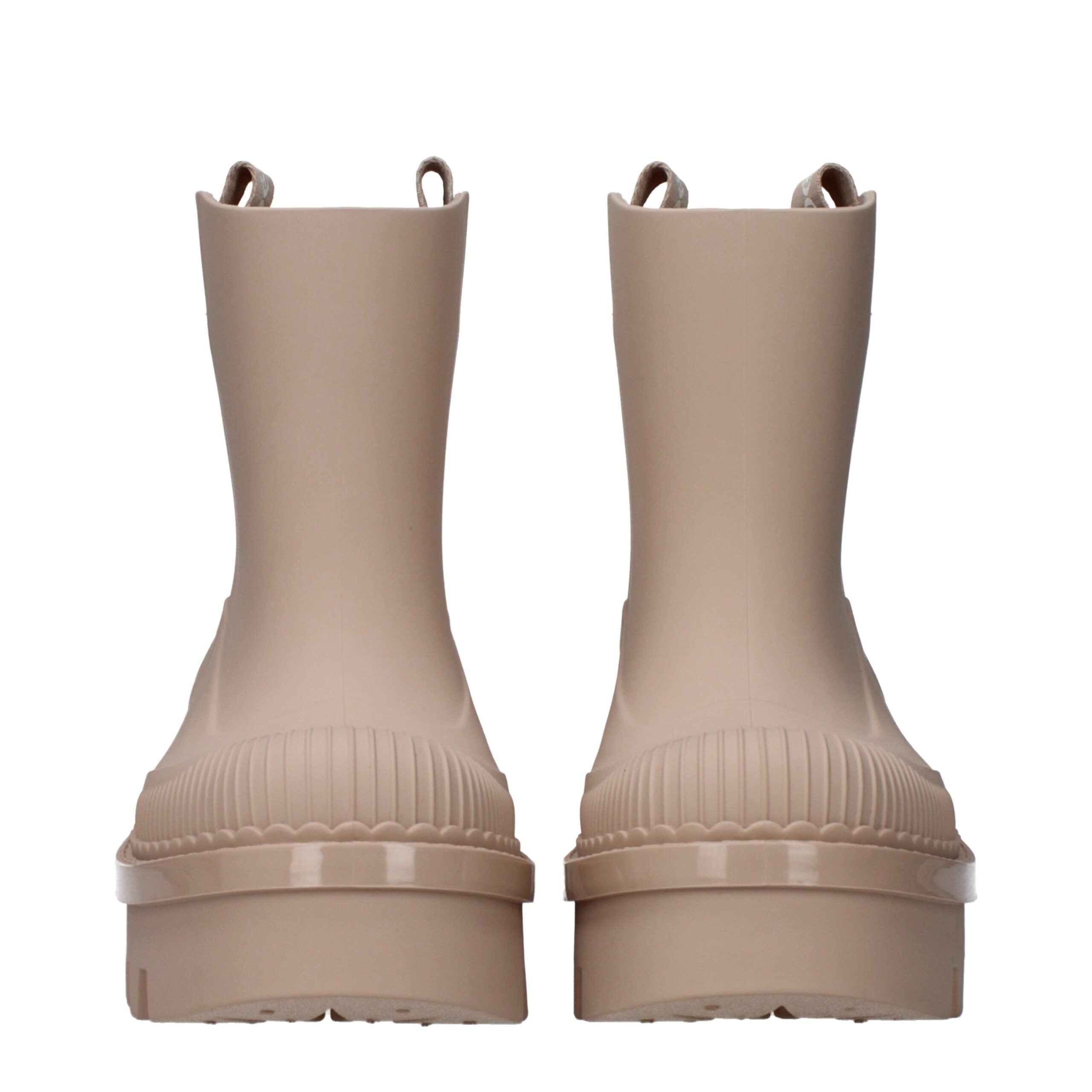 Chloé Rubber ankle boot in pink — view 3