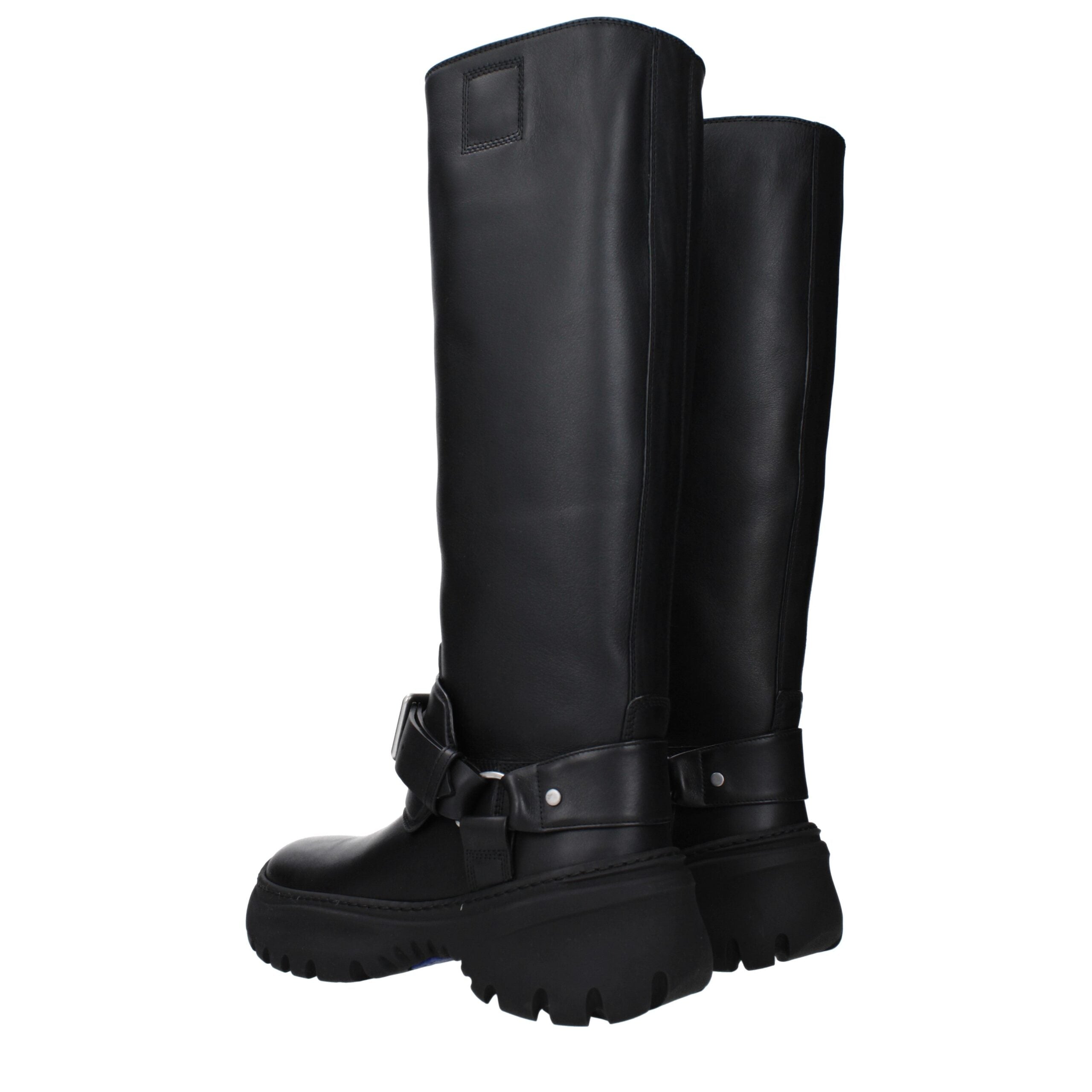 Burberry Leather boot in black — view 4