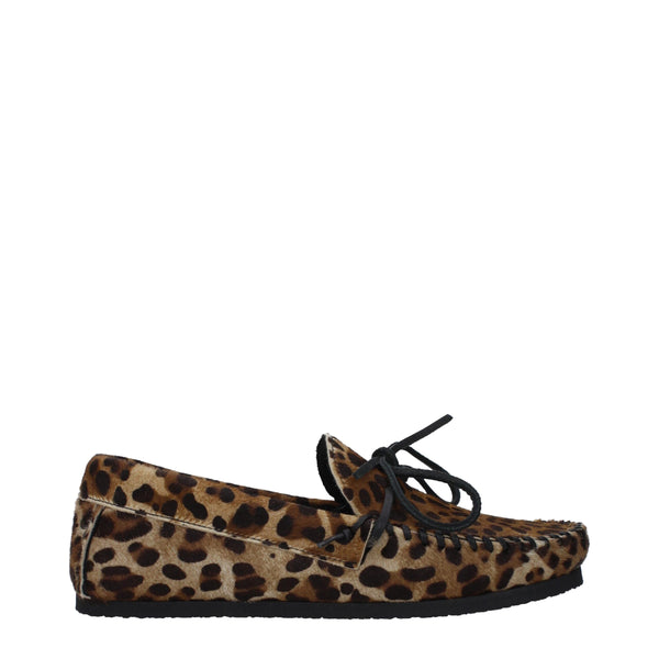 Isabel Marant Pony hair loafer in brown