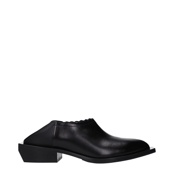 Moschino Leather mule in black