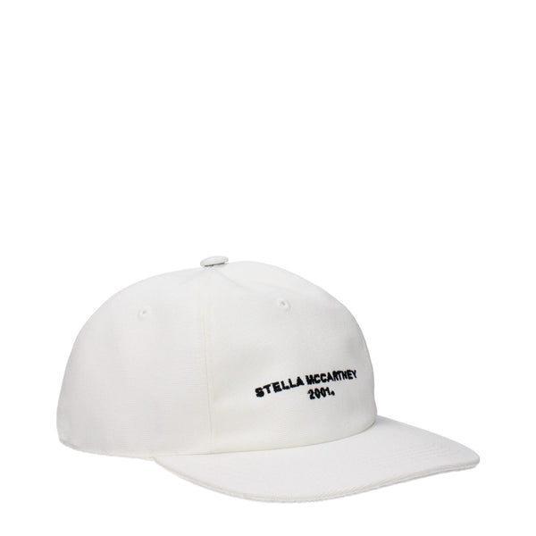 Stella McCartney ST14887431078153BT 99% Cotton baseball cap in white