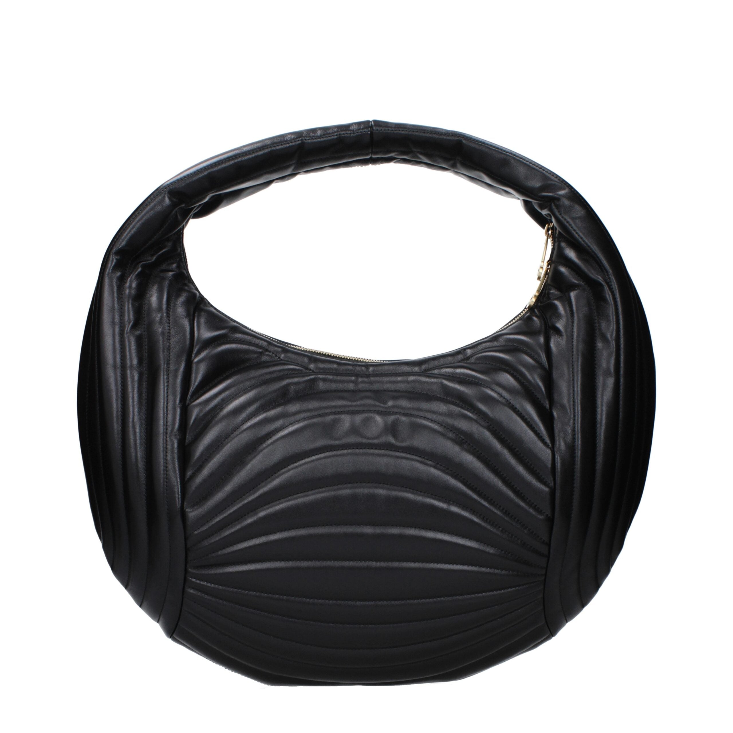 Black Leather Handbag Bag