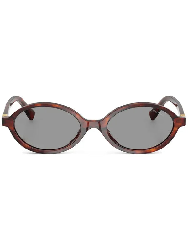 Miu - Mu04zs21c40o Havana Mahogany Lunettes-de-soleil
