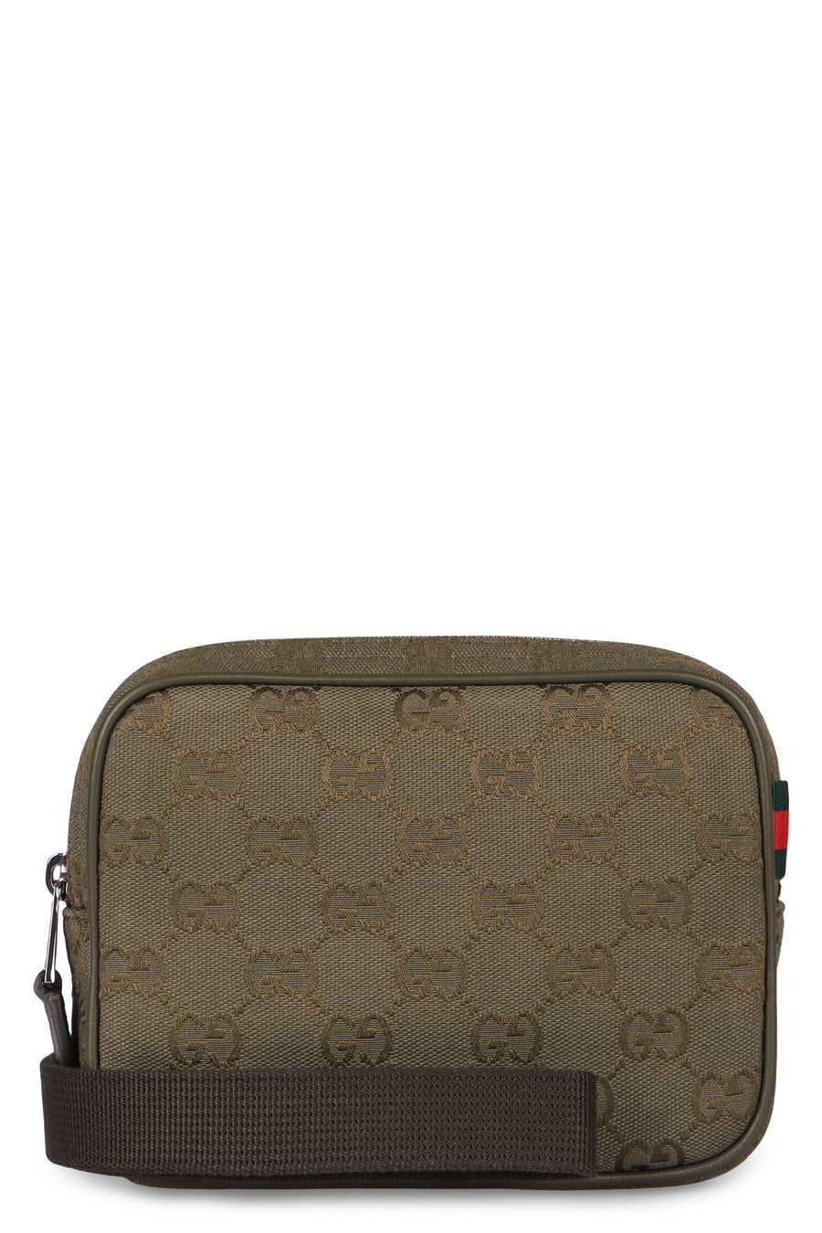 Camera Bag Gg Canvas Green Cotton Messenger