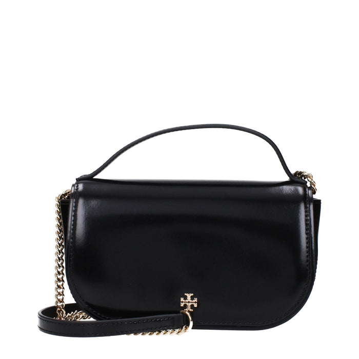 Black Leather Handbag Bag