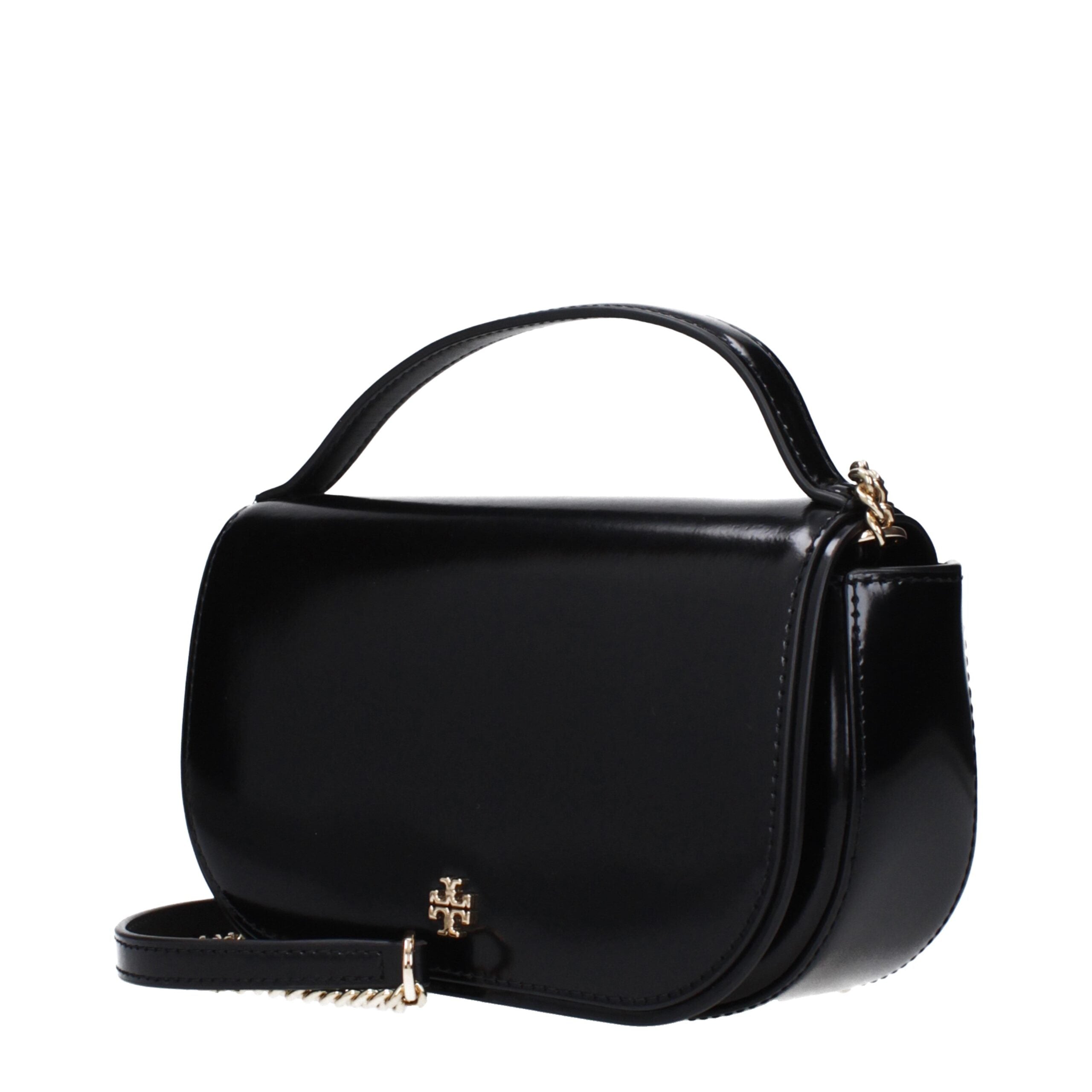Black Leather Handbag Bag