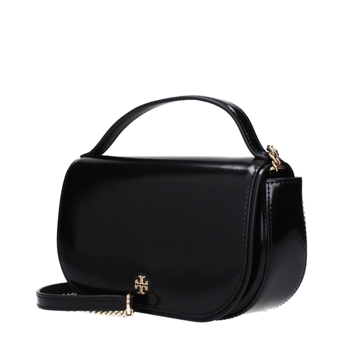 Black Leather Handbag Bag