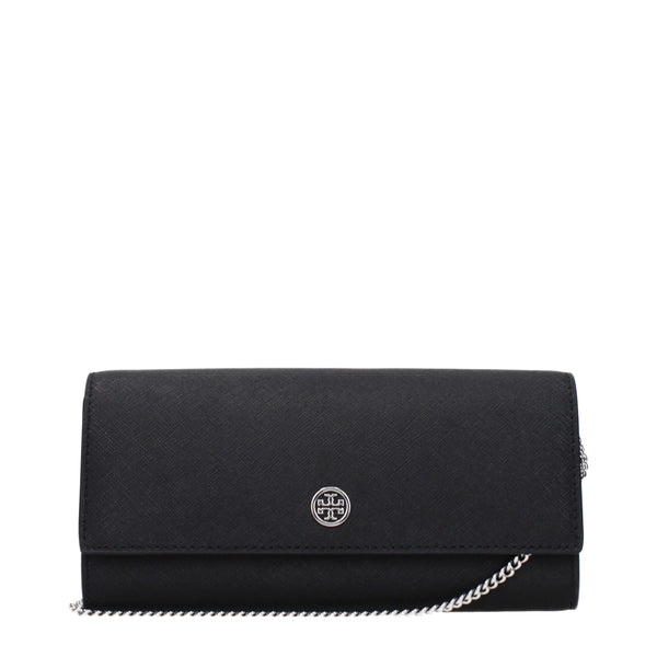 Tory Burch Leather clutch in black