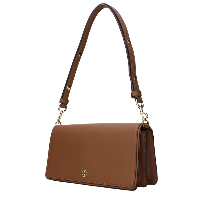Tory Burch Leather shoulder bag in brown — view 2