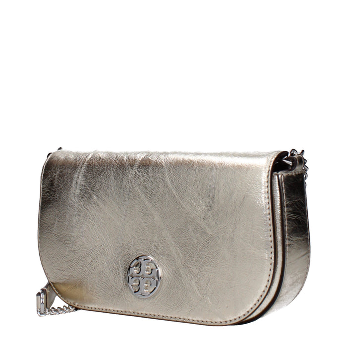 Tory Burch Leather crossbody bag in gold — view 2