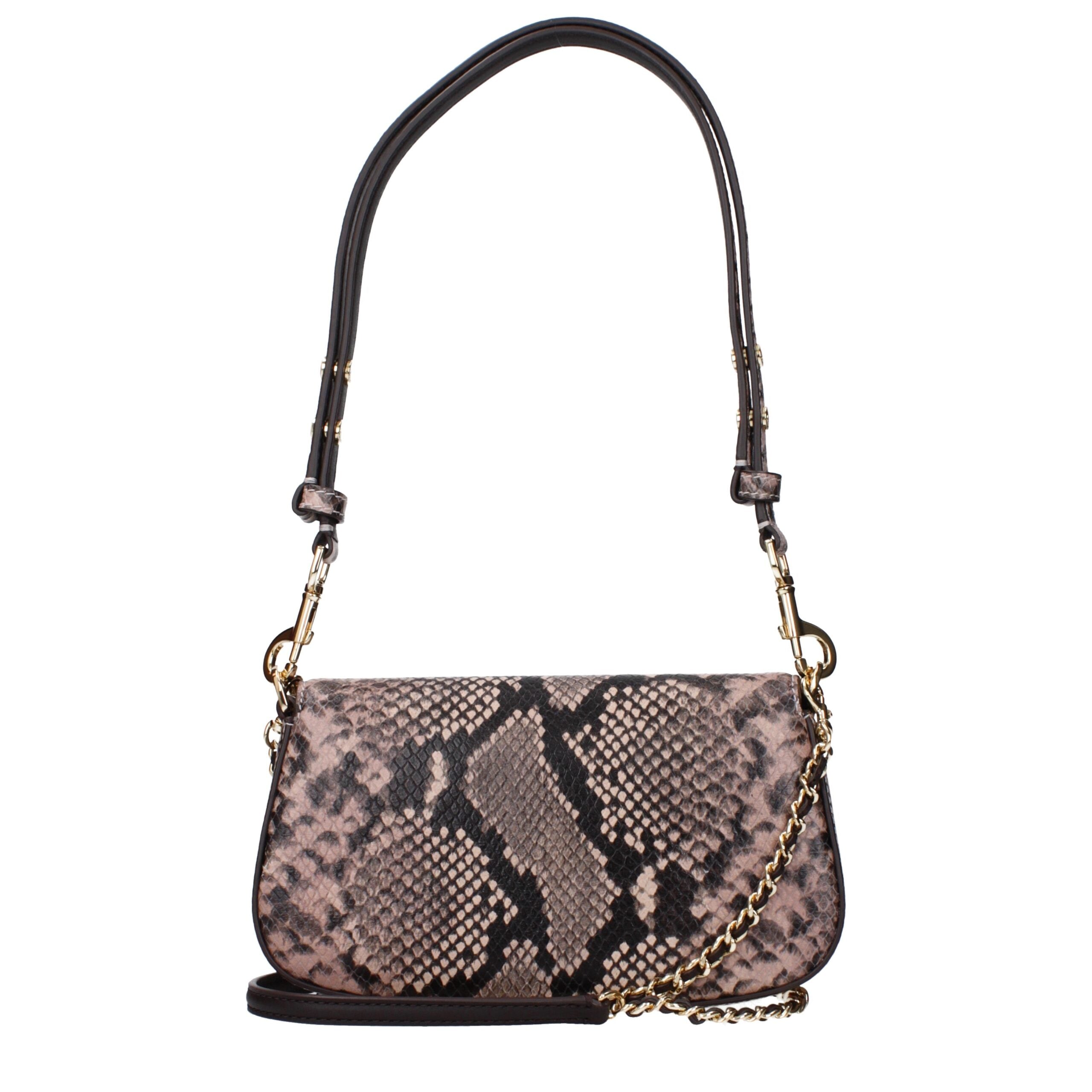 Pink Leather Shoulder Bag