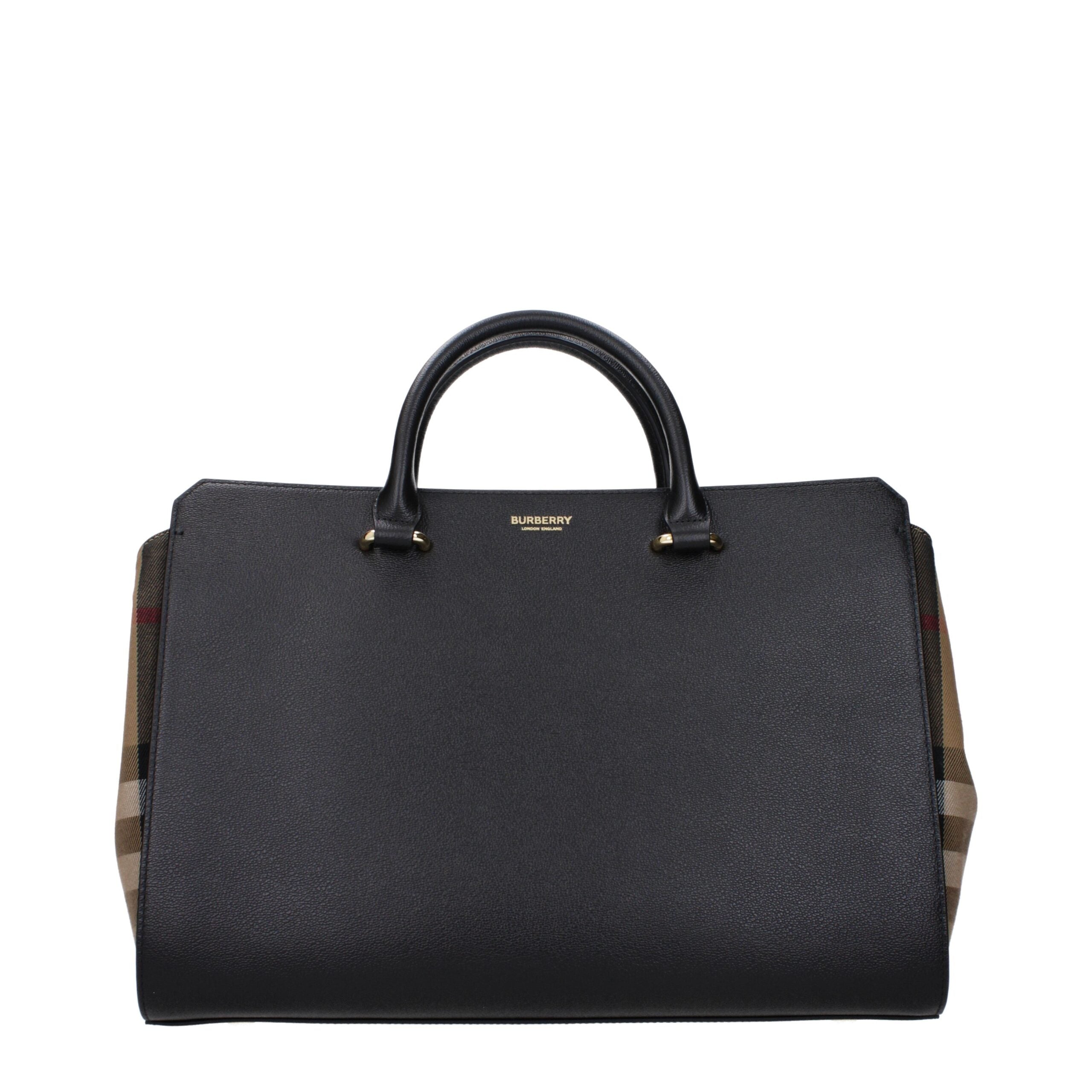 Black Leather Handbag Bag