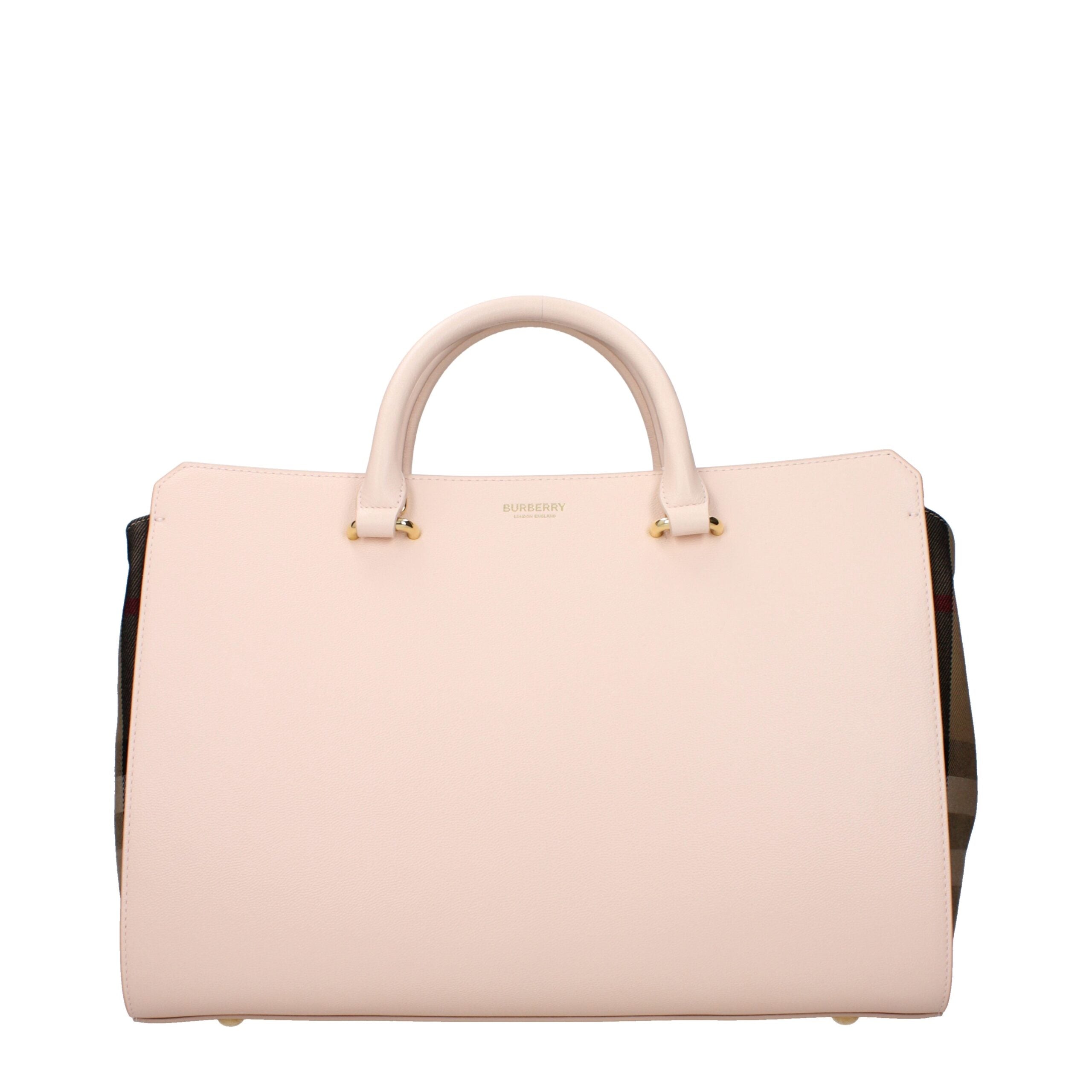 Pink Leather Handbag Bag