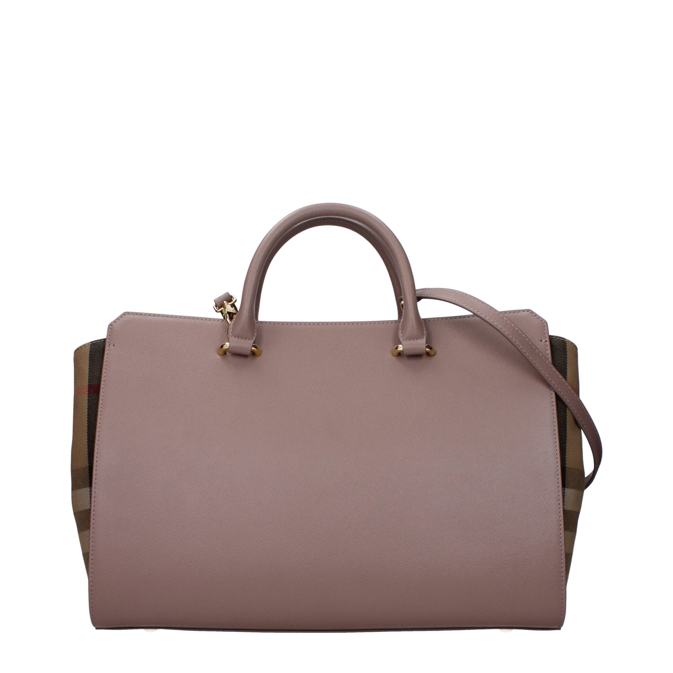 Gray Leather Handbag Bag