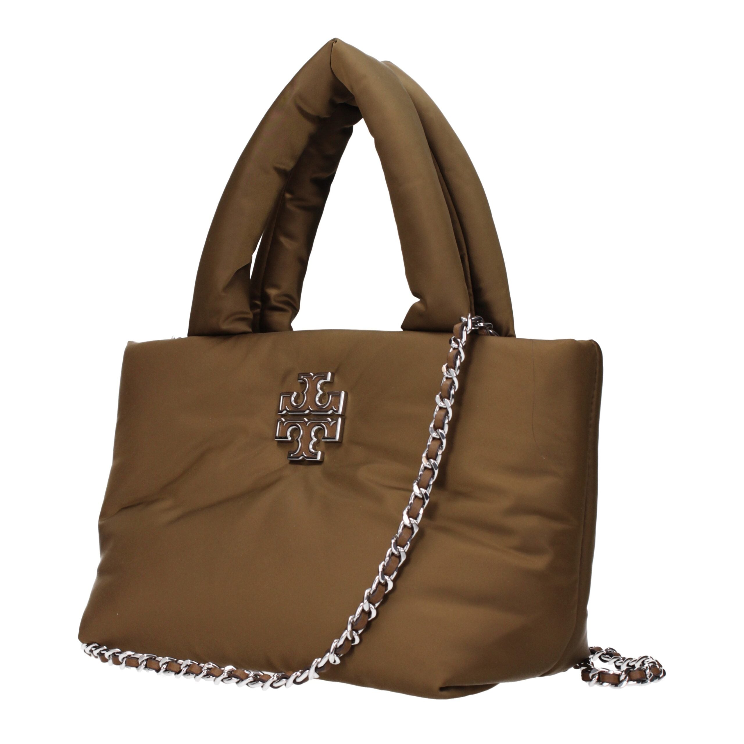 Brown Fabric Handbag Bag