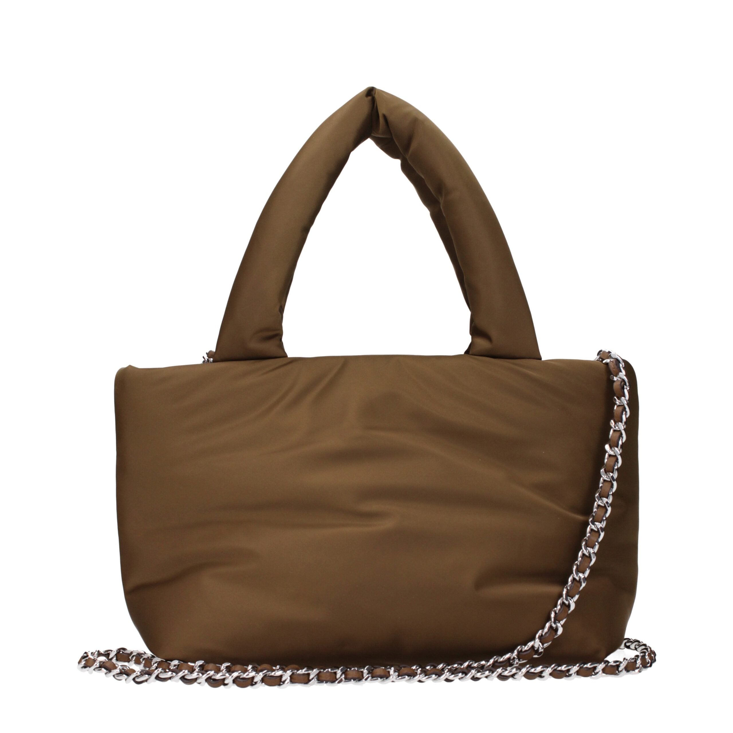 Brown Fabric Handbag Bag