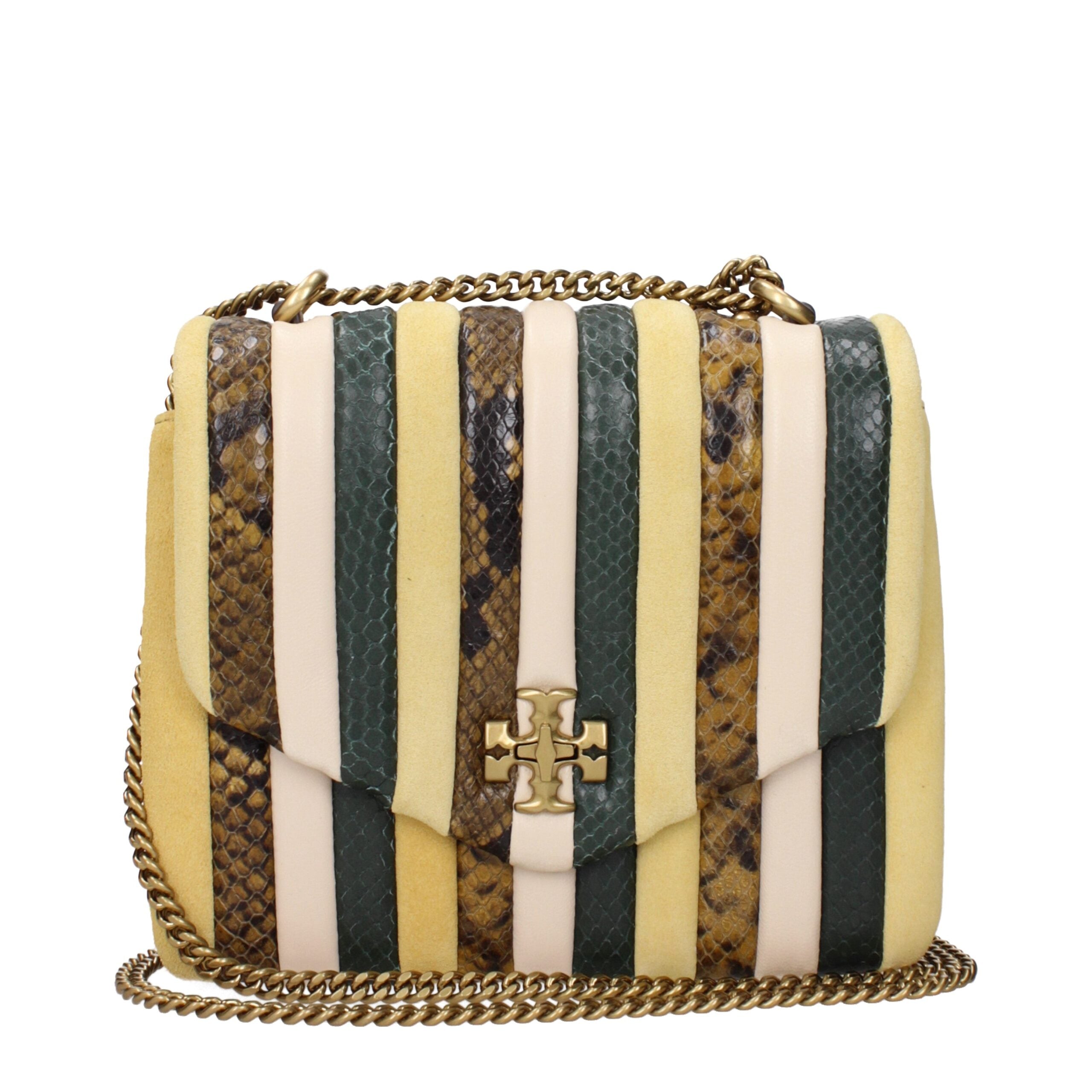 Yellow Leather Shoulder Bag